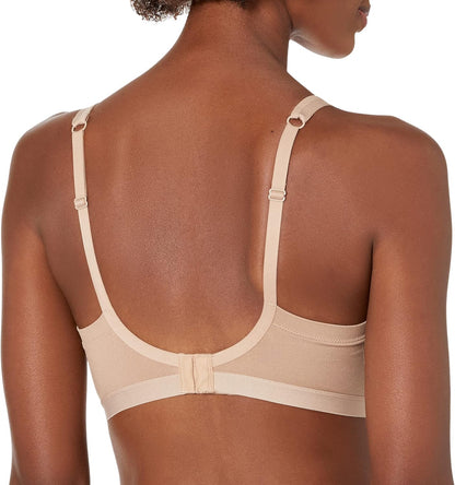 Underarm-Smoothing with Seamless Stretch Wireless Lightly Lined Comfort Bra