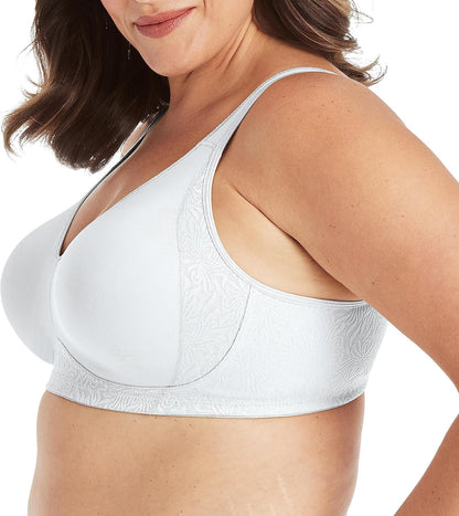 Women Smoothing Wireless Bra, 18 Hour Plus-Size T-Shirt Bras Available, No Show