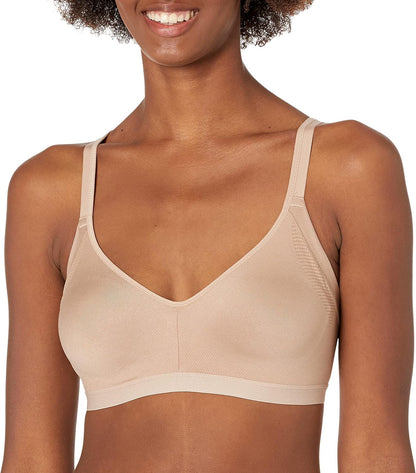 Underarm-Smoothing with Seamless Stretch Wireless Lightly Lined Comfort Bra